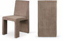 Benson Corduroy Fabric Upholstered Dining Chair - Brown