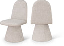 Renuar Fabric Upholstered Dining Chair - Beige