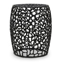 Priya Aluminum End Table - Black