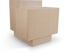 Mateo Oak Veneer End / Side Table - Natural