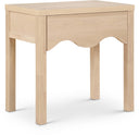Fiora 26" Oak Veneer Night Stand - Natural