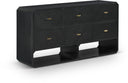 Parker Ash Veneer Dresser - Black