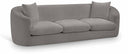 Penelope 92.5" Chenille Fabric Upholstered Sofa - Grey