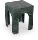 Palermo Genuine Marble End Table - Green