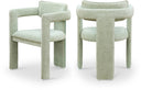 Brenda Chenille Fabric Upholstered Dining Chair - Mint