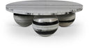 Spherical Genuine Marble Coffee Table - Panda