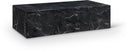 Piazza Marble Finish Indoor/Outdoor Concrete Coffee Table - Black