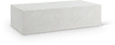 Piazza Marble Finish Indoor/Outdoor Concrete Coffee Table - White
