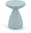 Anika Iron End Table - Light Blue