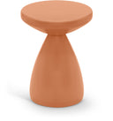 Anika Iron End Table - Salmon
