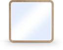 Giada Solid Wood And Veneer Mirror - Natural