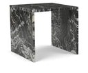 Vernazza Genuine Marble End / Side Table - Black