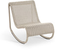 Antigua Wicker Outdoor Patio Rocking Chair - Cream
