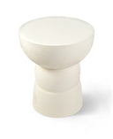 Collins Aluminum End Table - Cream