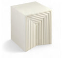 Centennial Iron End Table - Cream