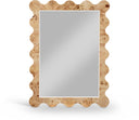 Vassa Burl Veneer Framed Mirror - Natural Burl