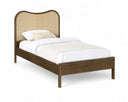 Windsor Natural Cane And Solid Wood Twin Bed - Brown