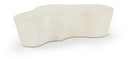 Monza Concrete And Fiberglass Indoor / Outdoor Patio Coffee Table - Cream