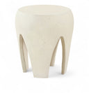 Moxie Concrete And Fiberglass Indoor / Outdoor Patio End Table - Cream