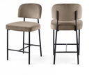 Zarelle Performance Fabric Upholstered Counter Stool - Taupe
