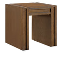 Stanton Oak Veneer And Solid Wood End / Side Table - Brown