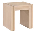 Stanton Oak Veneer And Solid Wood End / Side Table - Natural