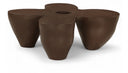Fiore Concrete Indoor/Outdoor Coffee Table - Brown