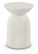 Opani Concrete Indoor/Outdoor End Table - Terrazzo