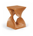 Jula Concrete Indoor/Outdoor End Table - Terracotta