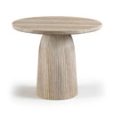 Venosa 36" Concrete Indoor / Outdoor Dining Table - Travertine