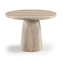 Venosa 42" Concrete Indoor / Outdoor Dining Table - Travertine
