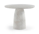Venosa 42" Concrete Indoor / Outdoor Dining Table - White