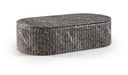 Catania Concrete Indoor/Outdoor Coffee Table - Brown
