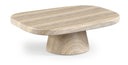 Prato Concrete Indoor/Outdoor Coffee Table - Travertine