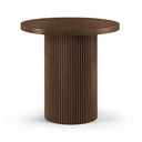 Belinda 36" Oak Veneer And Solid Wood Counter Height Table - Brown
