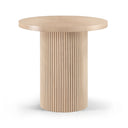 Belinda 36" Oak Veneer And Solid Wood Counter Height Table - Natural