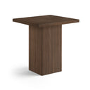 Belinda 32" Oak Veneer And Solid Wood Counter Height Table - Brown