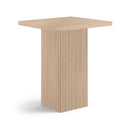 Belinda 32" Oak Veneer And Solid Wood Bar Height Table - Natural