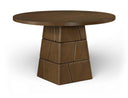 Tavio 48" Oak Veneer And Solid Wood Dining Table - Brown