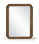 Tiberio Solid Wood Framed Mirror - Brown