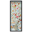 Blooming Coral and Blue 2 | Layered 3 Dimensional Finishes by Oliver Gal