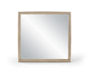 Caswell Oak Veneer And Solid Wood Framed Mirror - Natural