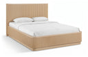 Astrid Solid Wood And Oak Veneer Bed - Natural