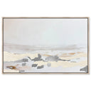Interstellar Sands II - With Impasto and Silver Leaf