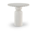 Petalia 36" Concrete Indoor / Outdoor Counter Height Table - Cream