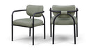 Serava Vegan Leather Upholstered Dining Chair - Green