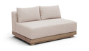 Solace 55" Olefin Performance Fabric Outdoor Patio Loveseat - Beige