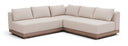 Solace 93.25" Olefin Performance Fabric 3pc. Modular Sectional - Beige