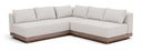 Solace 93.25" Olefin Performance Fabric 3pc. Modular Sectional - Cream