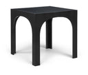 Waldorf 36.25" Tempered Glass Top Counter Height Table - Black
